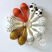 12 inčni 3,2 g baloni od lateksa Balon iz crtanog filma Krava lubenica Leopardovo stopalo Tigar Print Baby Shower Balon za rođendansku zabavu