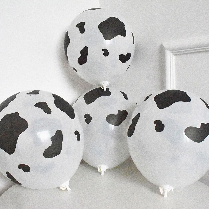Baloane din latex de 12 inch 3,2 g Balon de desene animate Vaca Pepene verde Picior de leopard Tigru imprimeu Baby Shower Balon de decorare pentru petrecerea de aniversare