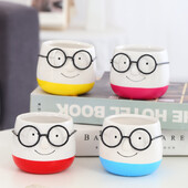 Kreativni mali ljudi Lončanica za cvijeće Keramička žardinjera Dekoracija doma Stolni ukrasi Vrtni pribor Bonsai Teglica