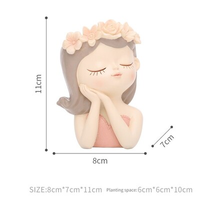 Χαριτωμένα κορίτσια αγόρια γλάστρα από ρητίνη για παχύφυτα φυτά Νεράιδα Στολίδι κήπου Διακοσμητικά ειδώλια Επιτραπέζια διακόσμηση σπιτιού