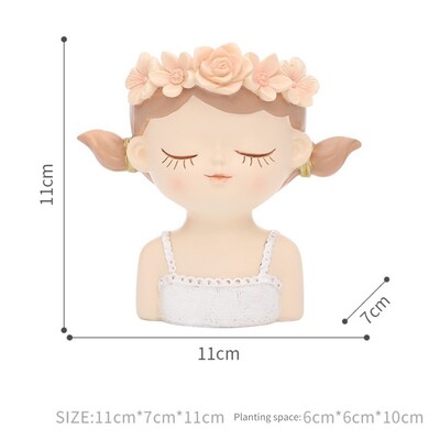 Χαριτωμένα κορίτσια αγόρια γλάστρα από ρητίνη για παχύφυτα φυτά Νεράιδα Στολίδι κήπου Διακοσμητικά ειδώλια Επιτραπέζια διακόσμηση σπιτιού