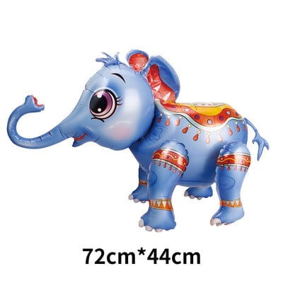 3D zvierací balón ťava slon hliníkový fóliový balón detská hračka narodeninová oslava svadobná dekorácia balónová dekorácia rekvizity