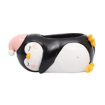 Animal Succulent Flower Pot Penguin Rabbit Shape Resin Γλάστρα Διακοσμητική γλάστρα κήπου Φύτευση Γλάστρα Διακοσμητικά Γλάστρα κήπου