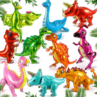 3D samostojeći dinosaur tiranosaurus životinjski baloni za rođendansku zabavu Baby Shower Decoration Kit pribor za zabavu na napuhavanje