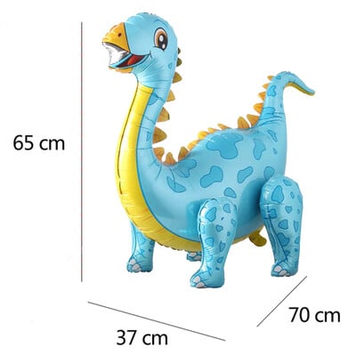 3D samostojace balóny s dinosaurom a tyranosaurom na narodeninovú oslavu, dekoráciu pre bábätko, nafukovacie párty potreby