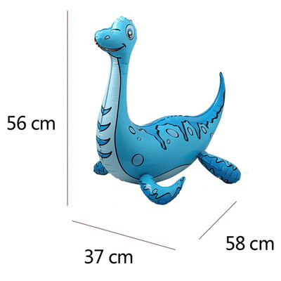 3D samostojace balóny s dinosaurom a tyranosaurom na narodeninovú oslavu, dekoráciu pre bábätko, nafukovacie párty potreby