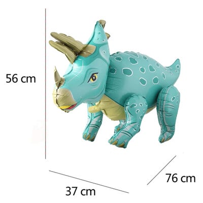 3D samostojace balóny s dinosaurom a tyranosaurom na narodeninovú oslavu, dekoráciu pre bábätko, nafukovacie párty potreby
