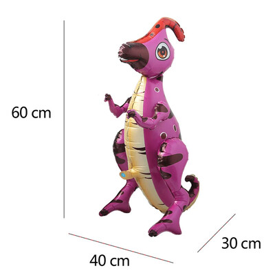 3D samostojace balóny s dinosaurom a tyranosaurom na narodeninovú oslavu, dekoráciu pre bábätko, nafukovacie párty potreby
