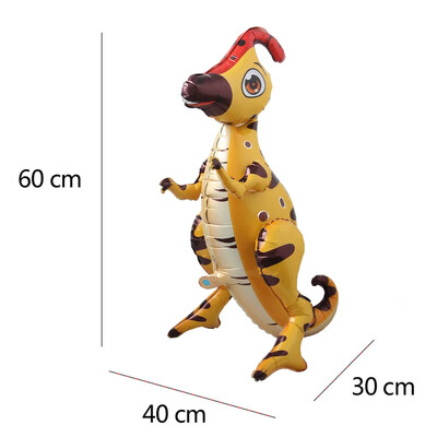 3D samostojace balóny s dinosaurom a tyranosaurom na narodeninovú oslavu, dekoráciu pre bábätko, nafukovacie párty potreby