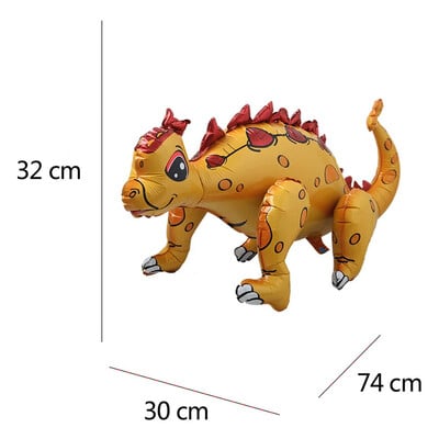 3D samostojace balóny s dinosaurom a tyranosaurom na narodeninovú oslavu, dekoráciu pre bábätko, nafukovacie párty potreby