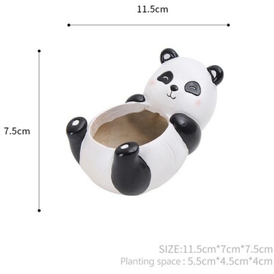 Roztomilé zvieratká Kvetináče pre sukulenty Rastliny Zebra Panda Slon Kvetináče Rozprávkové záhradné kvetináče Ozdoby Dekorácia domácej pracovnej plochy
