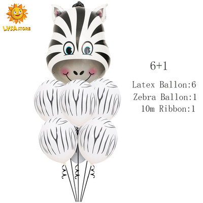 Animacinio filmo gyvūno galvos lateksinis kostiumas su kamuoliuku, 3,2 g šuns pėdsakų, augintinio letenėlių atspaudų balionai Vaikų vakarėlio dekoravimui Vaikų žaislas gaubliai