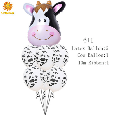 Animacinio filmo gyvūno galvos lateksinis kostiumas su kamuoliuku, 3,2 g šuns pėdsakų, augintinio letenėlių atspaudų balionai Vaikų vakarėlio dekoravimui Vaikų žaislas gaubliai