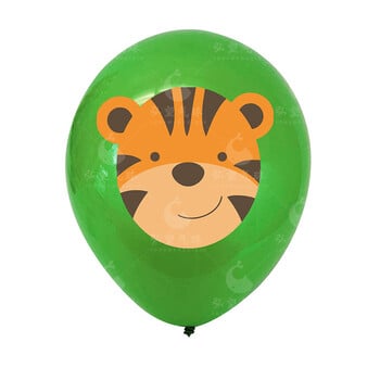 16/32/64pcs 12 ιντσών Jungle Wild Animal Party Supplies Διακοσμήσεις γενεθλίων Latex Balloons Παιδικά πάρτι γενεθλίων Animal Balloons