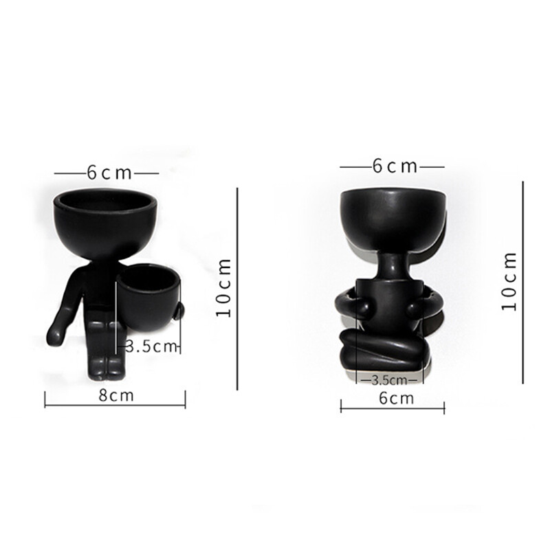 1kom Humanoidna keramička posuda za cvijeće Kreativna moderna dizajnerska žardinjera Posuda za cvijeće Rukotvorine Vaza Dekoracija doma Personalizirani poklon