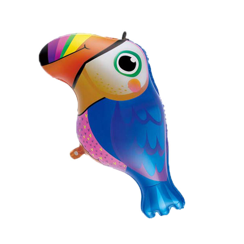 1 gabalas džiunglių gyvūnų genių folijos balionai paukščių gimtadienio dekoracijos vaikams jubiliejaus kūdikių dušas