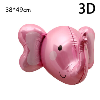 Džiunglių animacinių filmų gyvūnų balionai dramblių folijos balionai kūdikių berniukų mergaičių gimtadienio dekoracijos kūdikių dušas vaikams helio balionas