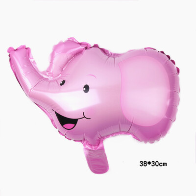Džiunglių animacinių filmų gyvūnų balionai dramblių folijos balionai kūdikių berniukų mergaičių gimtadienio dekoracijos kūdikių dušas vaikams helio balionas