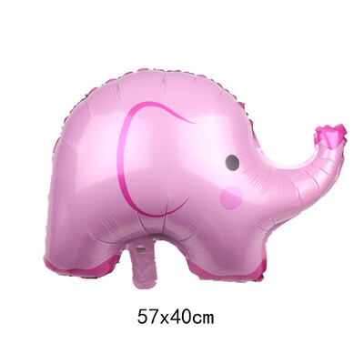 Džiunglių animacinių filmų gyvūnų balionai dramblių folijos balionai kūdikių berniukų mergaičių gimtadienio dekoracijos kūdikių dušas vaikams helio balionas