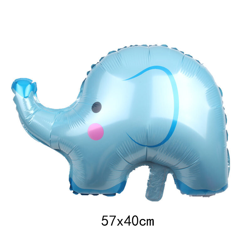 Džiunglių animacinių filmų gyvūnų balionai dramblių folijos balionai kūdikių berniukų mergaičių gimtadienio dekoracijos kūdikių dušas vaikams helio balionas
