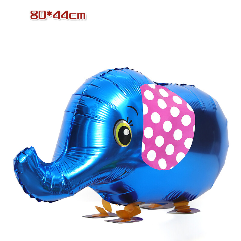 Džiunglių animacinių filmų gyvūnų balionai dramblių folijos balionai kūdikių berniukų mergaičių gimtadienio dekoracijos kūdikių dušas vaikams helio balionas