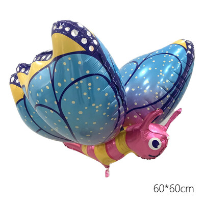 1 ks 3D kreslený motýľ vážka fóliový balón lesný hmyz zvierací balón darčeky pre bábätká narodeninové párty dekorácie