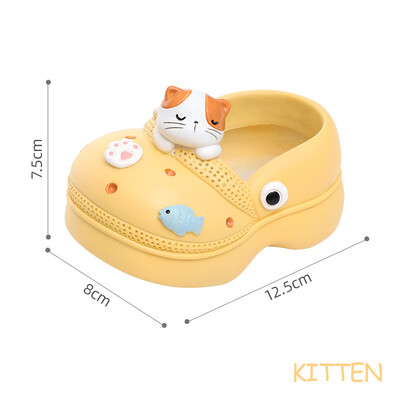 Klasikinių klumpių formos sukulentų vazonai, mieli gyvūnų gėlių vazonai, dekoratyviniai sodintuvų konteineriai Namų darbalaukio biuro dekoras