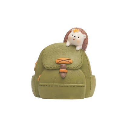 Mini gyanta virágcserép zamatos növényekhez Kerti szobrok Hátizsák Nyúl virágcserép Kézzel formázott tolltartó Gyanta formák Edények