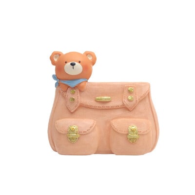 Mini gyanta virágcserép zamatos növényekhez Kerti szobrok Hátizsák Nyúl virágcserép Kézzel formázott tolltartó Gyanta formák Edények