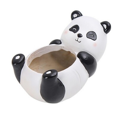 Kreslené zvieratá Kvetináč Roztomilá zebra Panda Hroch Žirafa Tvar Sukulenty Rastliny Kvetináče Živicový kvetináč Záhradný kvetináč Pracovný stôl