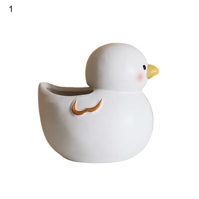 Posuda za sukulentne biljke u obliku patke Modna posuda za cvijeće Posuda za cvijeće Mini trodimenzionalna posuda za male biljke