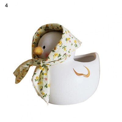 Posuda za sukulentne biljke u obliku patke Modna posuda za cvijeće Posuda za cvijeće Mini trodimenzionalna posuda za male biljke