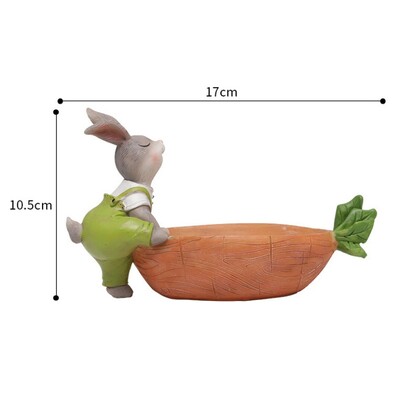 Nyúl alakú virágcserép lefolyóval virágcserepes tartály Pozsgás virágültető Kerti bonsai cserepes asztali dísz