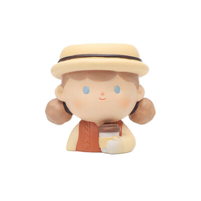 Új lányok és fiúk kaktusz zamatos virágcserép otthoni irodába, kézzel készített lyukas kézműves virágcserép kerti kellékek díszítése