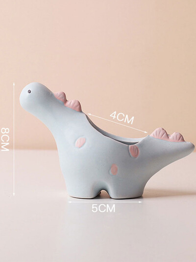 Slatki sukulentni keramički lonac za cvijeće u obliku životinje, slon, dinosaur, lonac za biljke, stolni balkonski ukras, uređenje doma