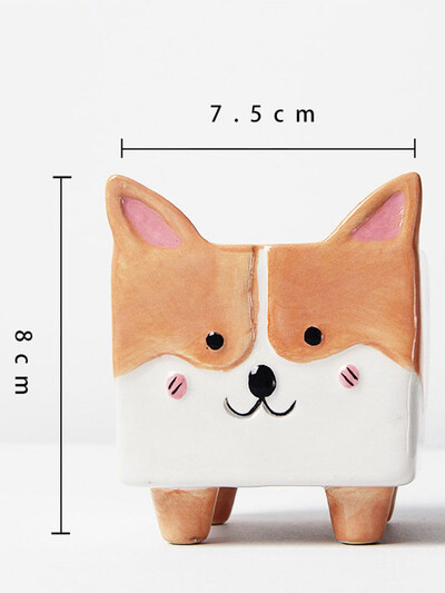 Slatki sukulentni keramički lonac za cvijeće u obliku životinje, slon, dinosaur, lonac za biljke, stolni balkonski ukras, uređenje doma