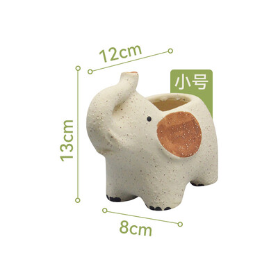 Аксесоари за растения Аксесоари за бонсай Саксии Сладки слонове Керамични саксии за сукуленти Градинска декорация Саксии за дома