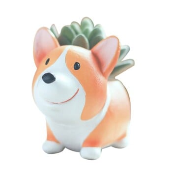 1 ΤΕΜ. Corgi Succulent Planter Micro Bonsai Διακοσμητικό Δοχείο Ζαρντινιέρας Διακοσμήσεις επιφάνειας εργασίας σπιτιού