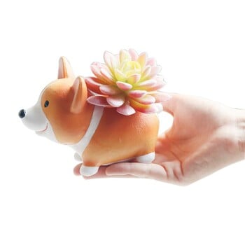 1 ΤΕΜ. Corgi Succulent Planter Micro Bonsai Διακοσμητικό Δοχείο Ζαρντινιέρας Διακοσμήσεις επιφάνειας εργασίας σπιτιού