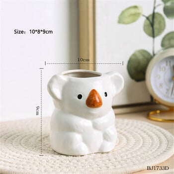 Αξεσουάρ φυτών Bonsai Accessories Γλάστρα Cute Koala Ceramic Succulent Planter Γλάστρες Διακόσμηση κήπου Γλάστρες σπιτιού