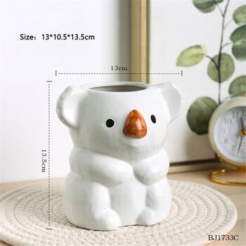 Αξεσουάρ φυτών Bonsai Accessories Γλάστρα Cute Koala Ceramic Succulent Planter Γλάστρες Διακόσμηση κήπου Γλάστρες σπιτιού