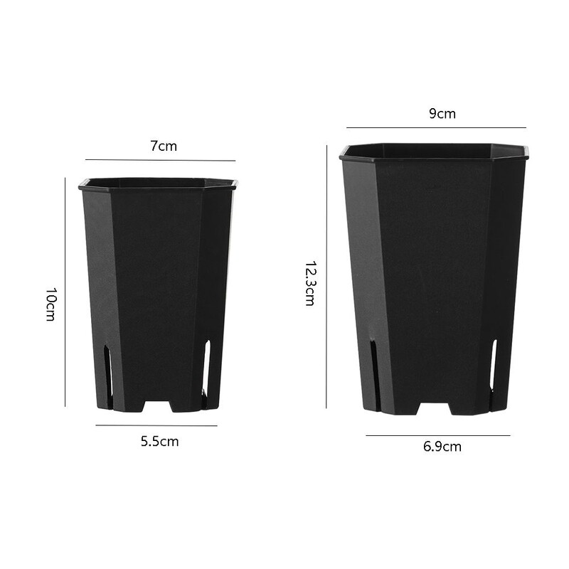 Osmerokutne četvrtaste posude s bočnim otvaranjem veleprodaja sukulentnih lončanica za cvijeće od smole sukulenti Vientiane lonci prozirne