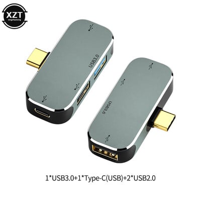 Stație de andocare Hub USB tip c 6-în-1, potrivită pentru Huawei/Samsung Hub multifuncțional 5-în-1, convertizor de expansiune pentru notebook