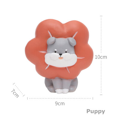 Сладки саксии за животни за сукуленти Растения Градински саксии, саксия за цветя за мини бонсай Настолен орнамент Декор за домашен офис