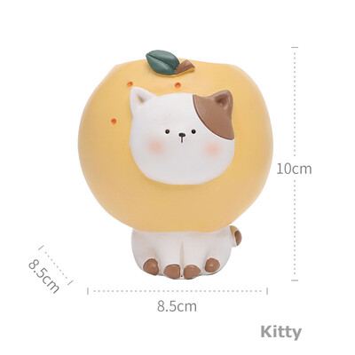 Сладки саксии за животни за сукуленти Растения Градински саксии, саксия за цветя за мини бонсай Настолен орнамент Декор за домашен офис