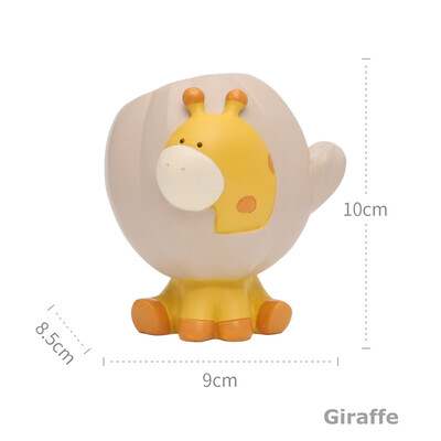 Сладки саксии за животни за сукуленти Растения Градински саксии, саксия за цветя за мини бонсай Настолен орнамент Декор за домашен офис