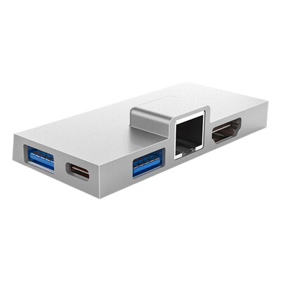 Για Microsoft Surface Pro 8 9 X Type-C Hub Station με 4K HDMI συμβατό RJ45 HUB μετατροπέα καρτών μνήμης USB 3.0