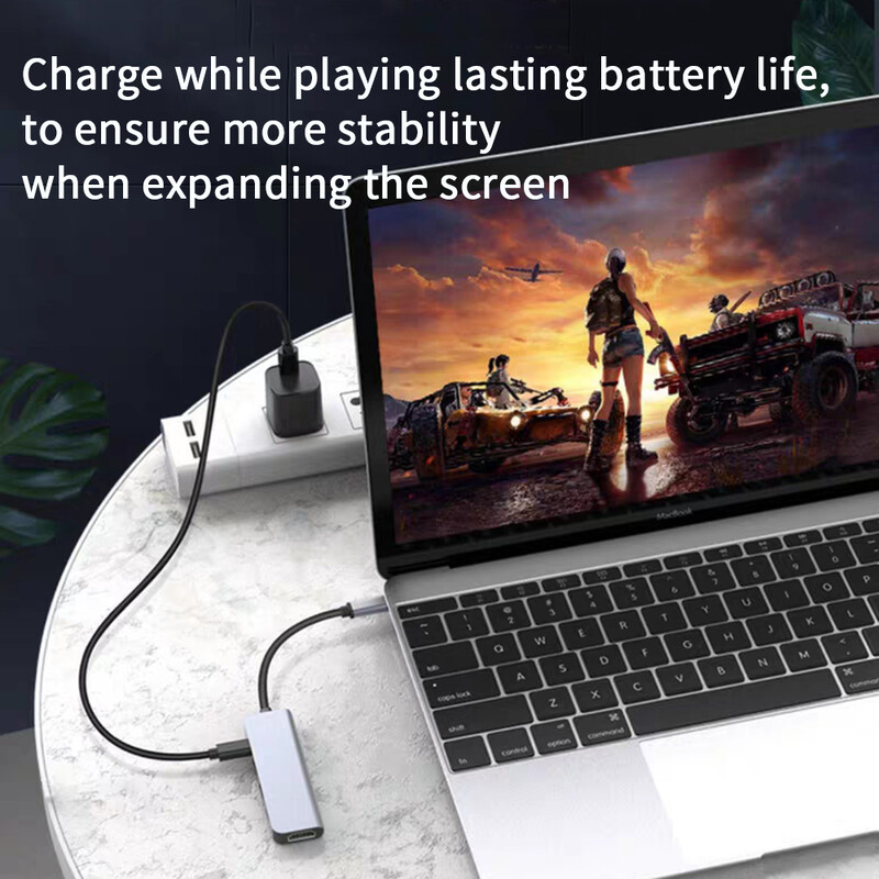 5 v 1 Hub typu C PD USB 3.0 USB 2.0 USB Extender Hub Multifunkčný