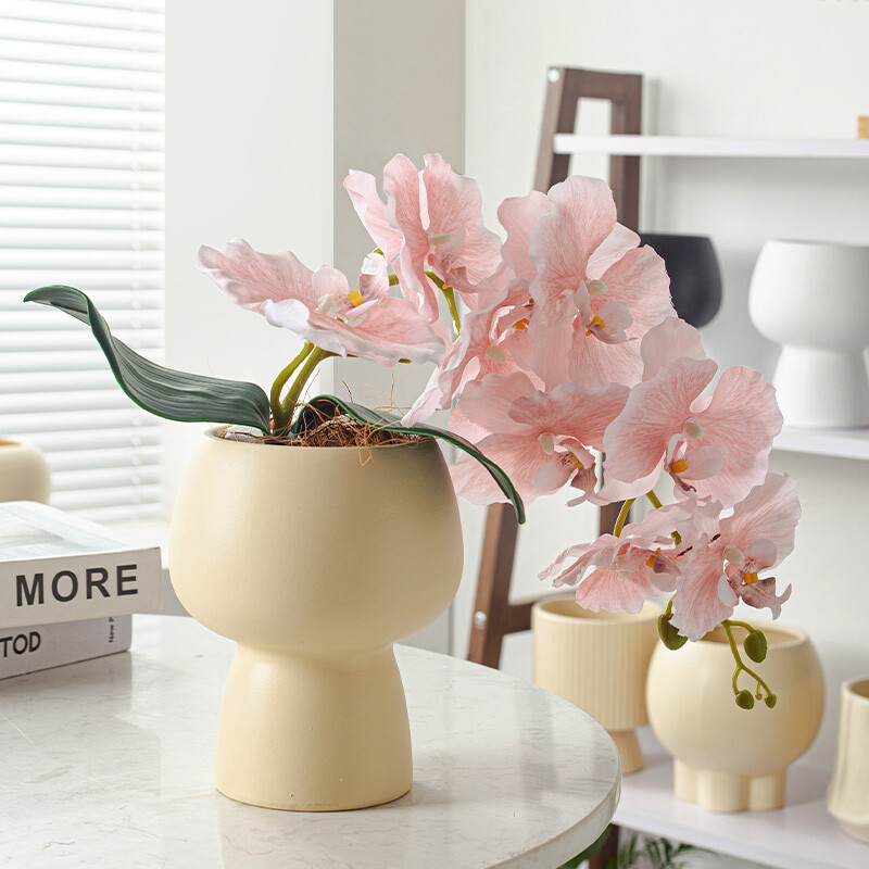 INS Keraminis gėlių vazonas Šiaurės šalių gėlių vazos kambariniams sultingiems augalams vazonuose darbastalio papuošalai Kavinės Svetainių dekoravimas