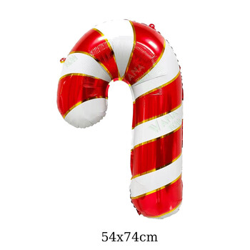 Christmas Balloons Arch 3D Starburst Candy Cane Foil Balloons Garland Kit για Χριστουγεννιάτικα πάρτι Χριστουγέννων 2024